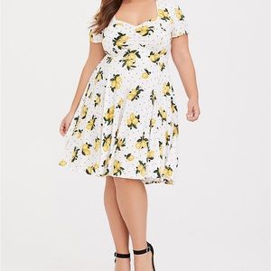Torrid - Lemon & Bees Dress